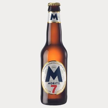Пиво Мориц 7 0,33л 5,5% светлое с/б